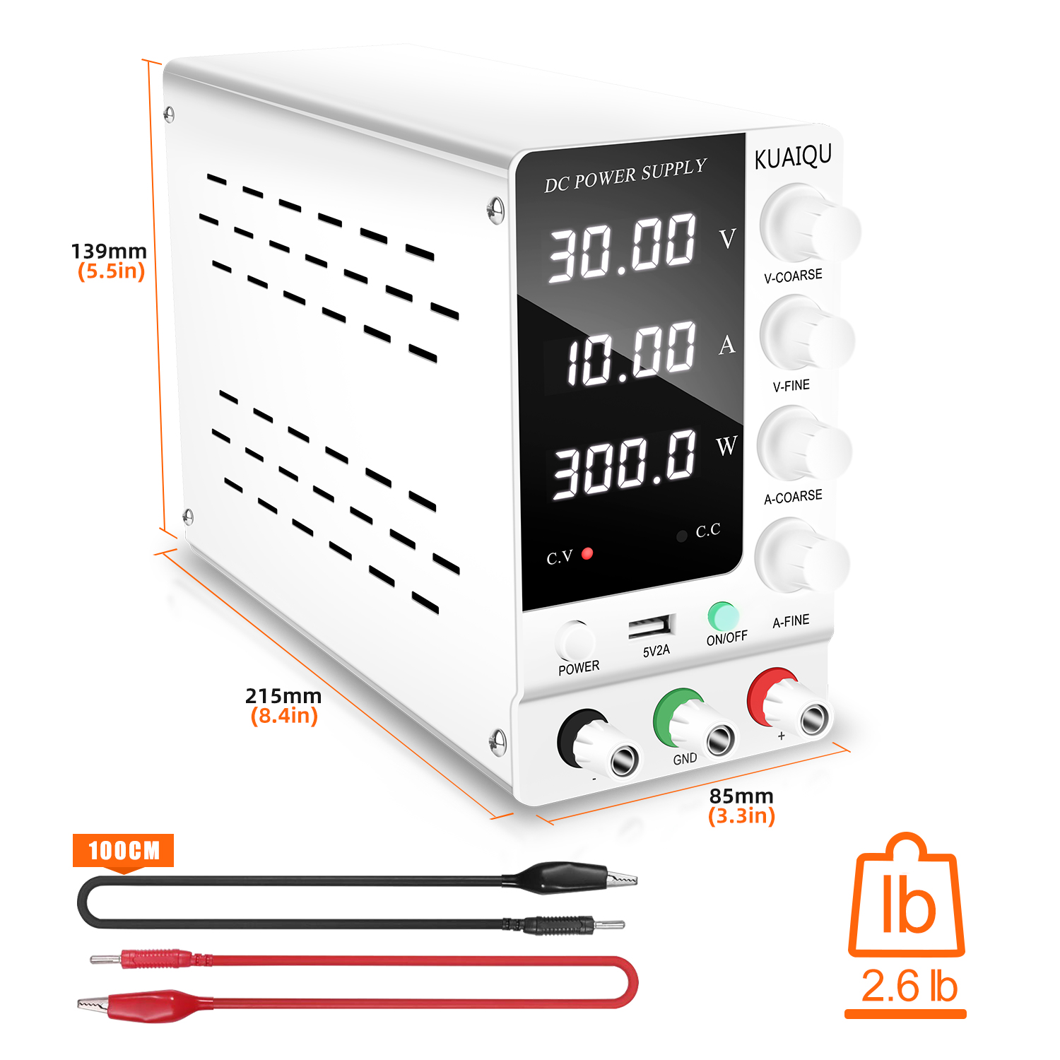 KUAIQU Lab DC Güç Kaynağı 30V  - High Power 60V 20A Bench Power Supply incelemesi ve fiyatı
